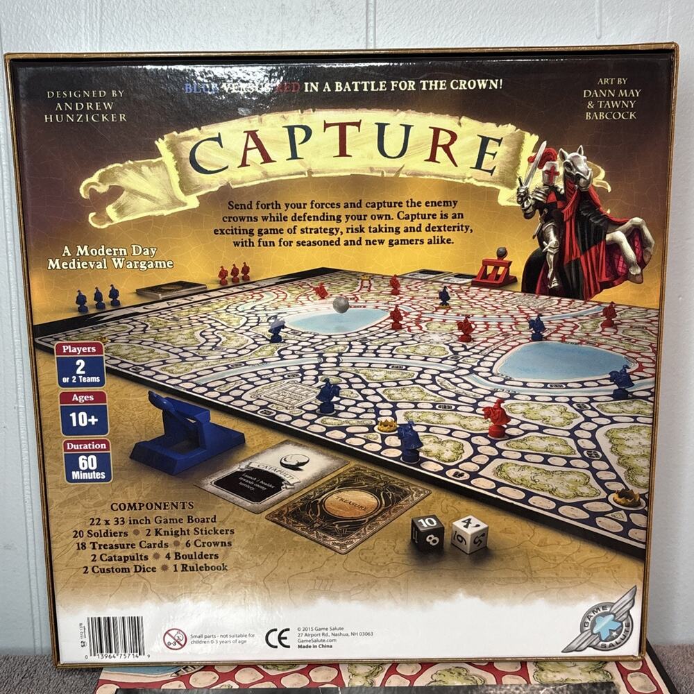 Capture A Modern Day Medieval Wargame By Andrew Hunzicker 2015 Game Salute EUC - Picture 3 of 13